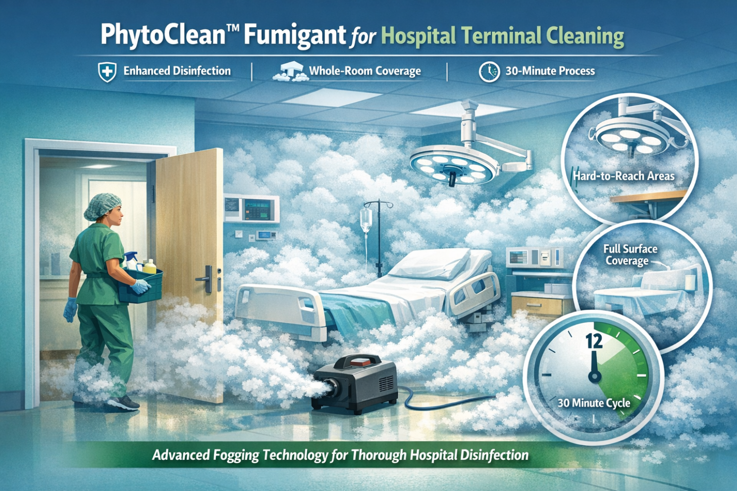 The Critical Role of Terminal Cleaning in Hospitals — And How New Fumigation Technology Is Raising the Bar